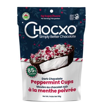 85% Organic Dark Chocolate Peppermint Molds