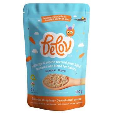 Organic textured oat cereal - Spicy carrot 7 months+