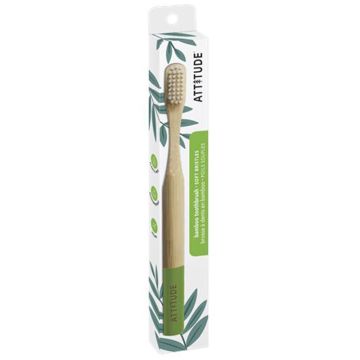 Brosse à dents adulte souple - Verte