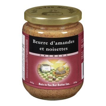 Smooth Almond and Hazelnut Butter