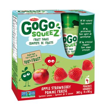 GoGo Squeez - Pomme et fraise