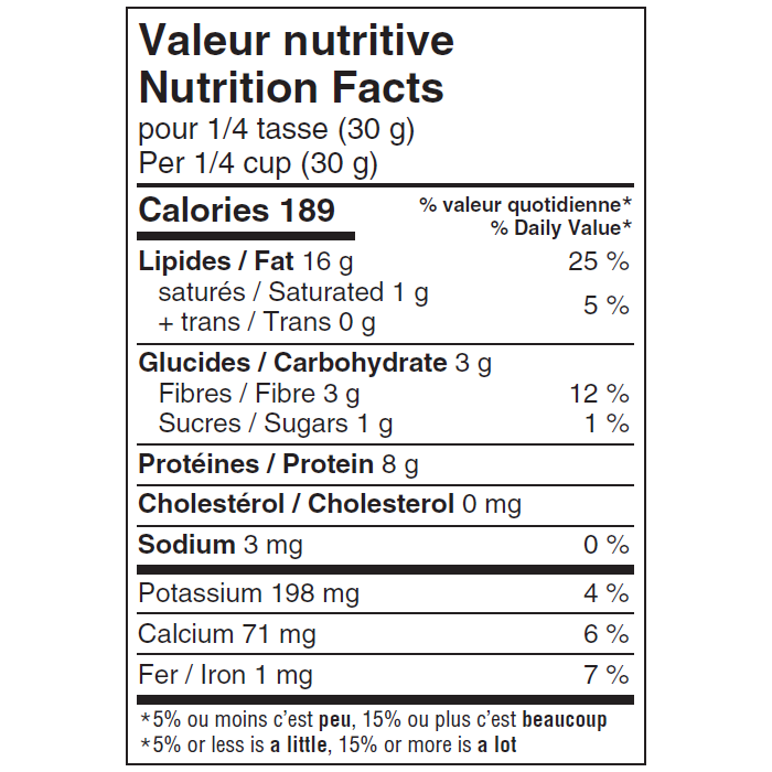 Nutrition Facts