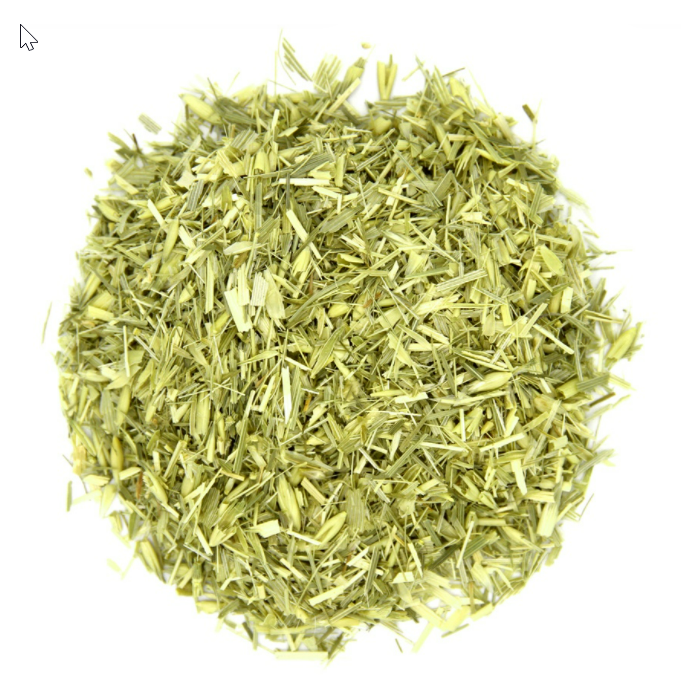 Organic Green Oatstraw for Stress - Green Flowering Top Cut