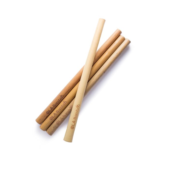 Bamboo Straws x12