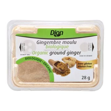 Gingembre moulu biologique et sans gluten