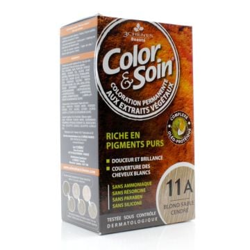 Coloration pour cheveux - Blond sable cendré 11A