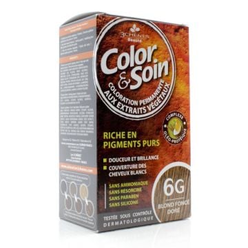 Coloration pour cheveux - Blond foncé doré 6G