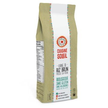 Farine de riz brun biologique 