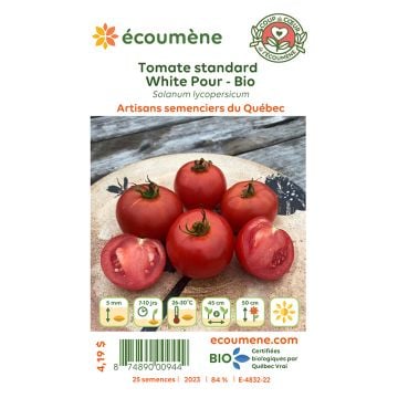 Semences biologiques - Tomate standard wihite pour 