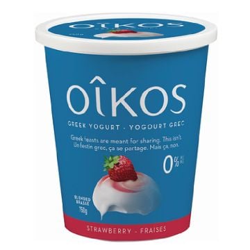 Yogourt grec 0% M.G. -  Fraises