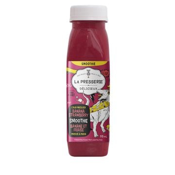 Smoothie pressé à froid - Banane fraise