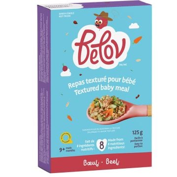 Repas texturé pour bébé - Boeuf 9 mois+