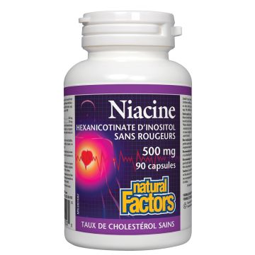 Niacine Hexanicotinate d’inositol - Taux de cholesterol sains