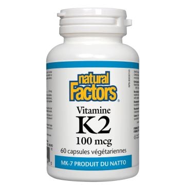 Vitamine K2 100 mcg - MK-7 produit du natto