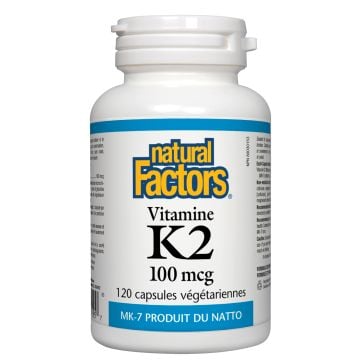 Vitamine K2 100 mcg - MK-7 produit du natto