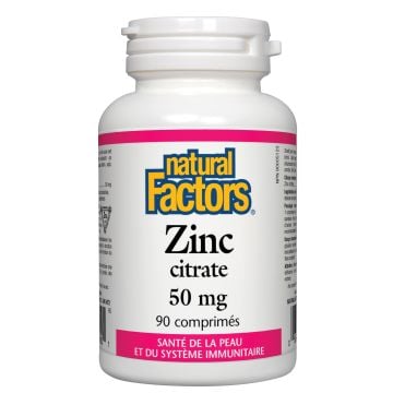 Zinc with Citrate 50 mg - Skin Health and Immune System