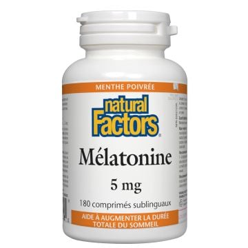 Mélatonine - 5 mg / Menthe poivrée