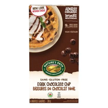 Organic Waffles - Dark chocolat chip