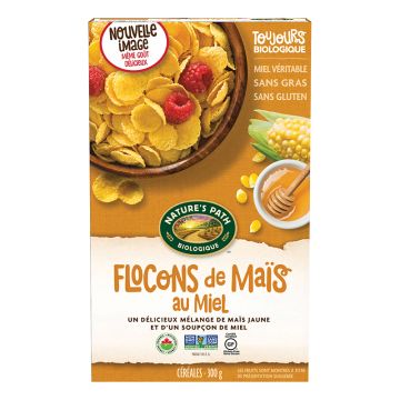 Organic cereal - Honey'd corn flakes