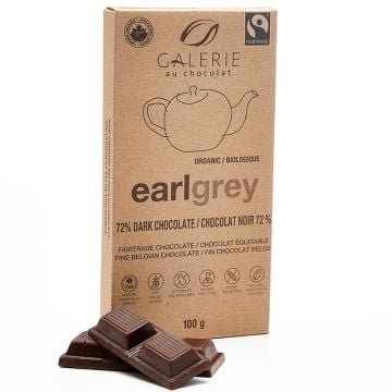 Chocolat noir biologique -  Thé  earl grey