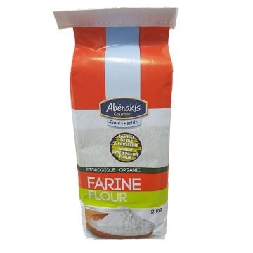 Farine tamisée de blé à pâtisserie biologique