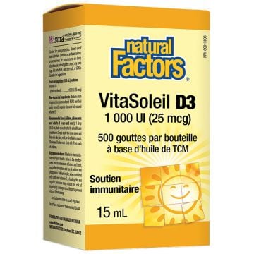 Vitamine VitaSoleil D3 - Soutien immunitaire