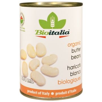 Haricots blancs biologiques en conserve