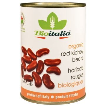 Haricots rouges biologiques en conserve