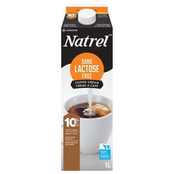 Crème à café 10% sans lactose