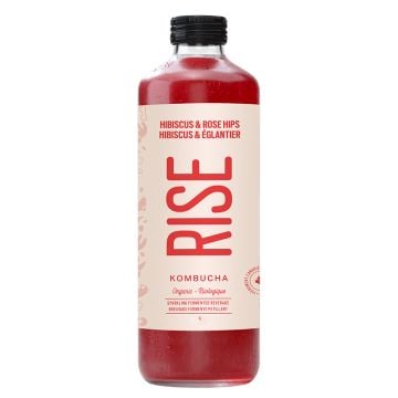 Kombucha biologique  - Hibiscus et églantier