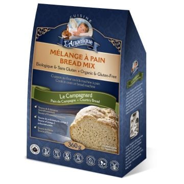 Mélange à pain Le Campagnard biologique sans gluten