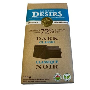 Chocolat noir biologique - 72% de cacao