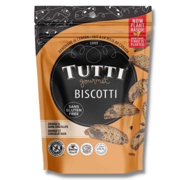 Biscotti végétalien - Orange et chocolat noir