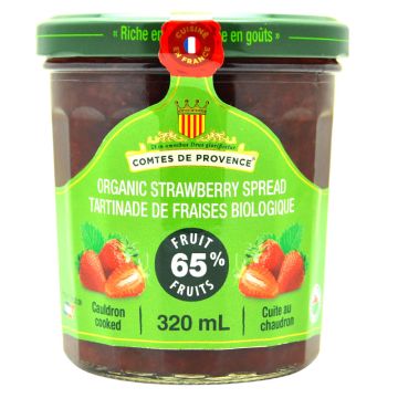 Tartinade de fraises biologique