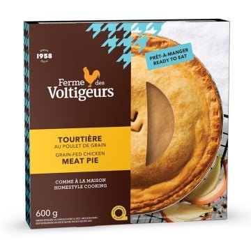 Tourtière -  Au poulet de grain