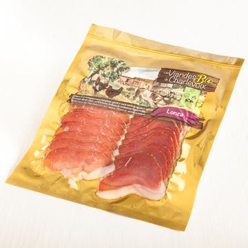 Charcuteries séchées biologiques - Saucisson La Lonza tranché