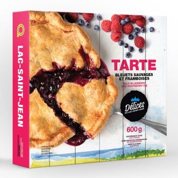 Surgelé - Tarte bleuets sauvages et framboises