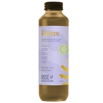 Breuvage adaptogène pétillant biologique - Relax lime gingembre