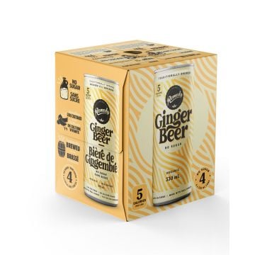 Bière de gingembre biologique x4