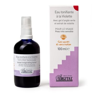 Eau tonifiante à la violette