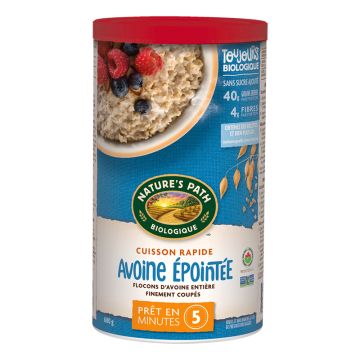 Organic whole grain oats - Quick cook steel cut