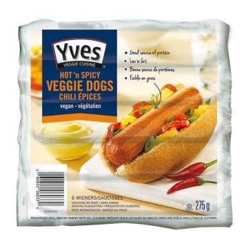 Hot dogs et saucisses - Veggie dogs chili  épicés