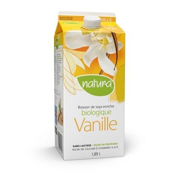 Boisson de soya enrichie biologique - Vanille