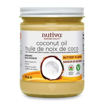  Huile biologique  - Noix de coco saveur de beurre