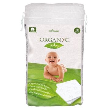 Carrés en coton biologique pour bébés