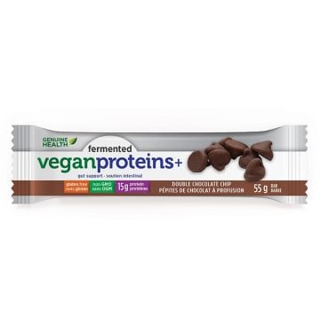 Barre fermented vegan proteins+ - Pépites de chocolat à profusion