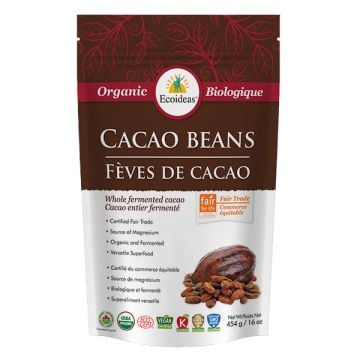 Fèves biologiques - Cacao entier fermenté