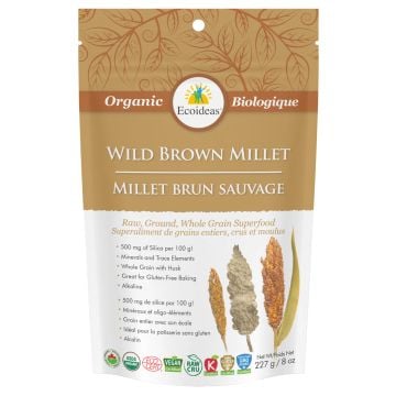 Millet brun sauvage organique  - Moulu