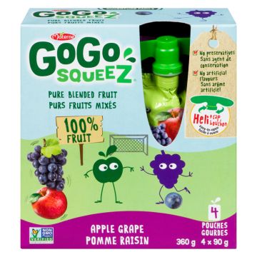 GoGo Squeez - Pomme et raisin