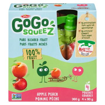 GoGo Squeez - Pomme et pêche